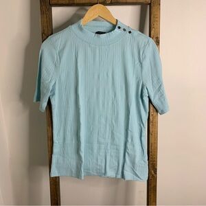 Talbots Light Blue Blouse